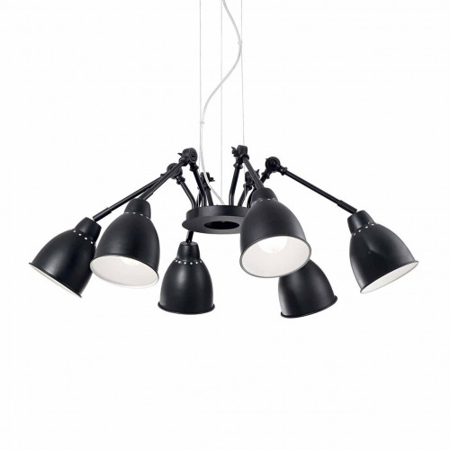 подвесная люстра ideal lux newton sp6 nero в Чебоксарах