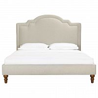 кровать двуспальная 160х200 бежевая cassis upholstered в Чебоксарах