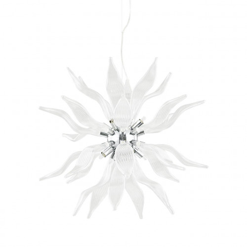 подвесной светильник ideal lux leaves sp8 bianco в Чебоксарах