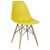 стул деревянный eames pc-015 yellow в Чебоксарах