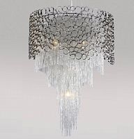 подвесной светильник crystal lux hauberk sp-pl8 d60 матовый никель в Чебоксарах