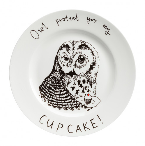 тарелка owl protect you my cup cake в Чебоксарах