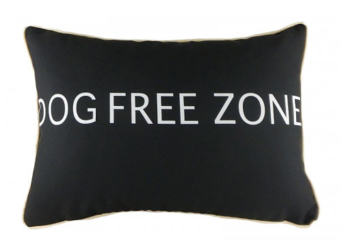 подушка с надписью dog free zone в Чебоксарах