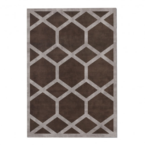ковер ashton cocoa 200x290 коричневый в Чебоксарах