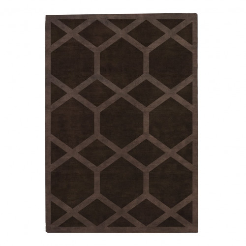 ковер ashton cocoa coffe 150x220 коричневый в Чебоксарах