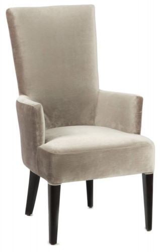 стул с подлокотниками high back chair бежевый в Чебоксарах