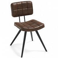 стул lola seat pu brown ноги эпоксидный черный c592u09 от la forma (ex julia grup) в Чебоксарах