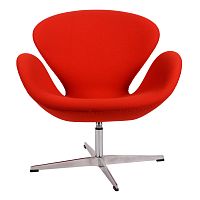 кресло arne jacobsen красное в Чебоксарах