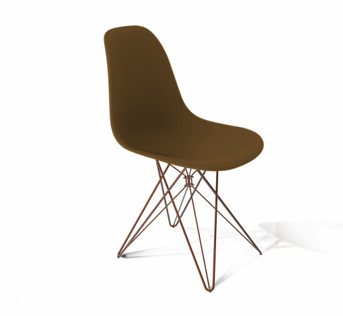 стул dsr коричневый s50 (eames style) в Чебоксарах