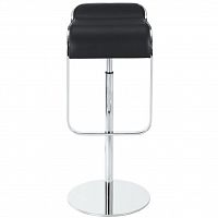 барный стул lem style piston stool черная кожа в Чебоксарах