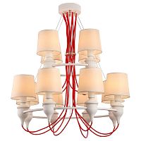 подвесная люстра arte lamp sergio a3325lm-8-4wh в Чебоксарах