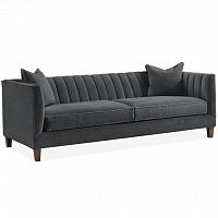 диван penelope sofa прямой серый в Чебоксарах