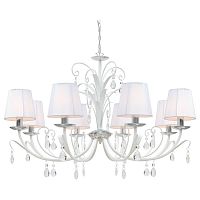 подвесная люстра arte lamp romana snow a1743lm-8wh в Чебоксарах