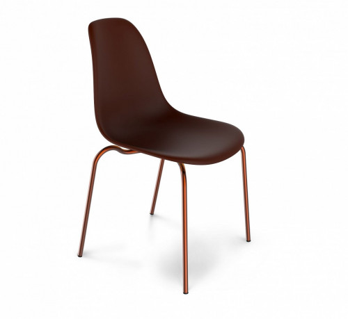 стул dsr коричневый s30 (eames style) в Чебоксарах