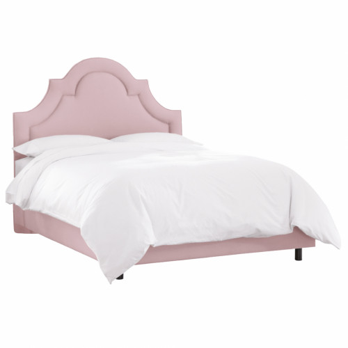 кровать двуспальная 160х200 розовая kennedy lilac linen в Чебоксарах