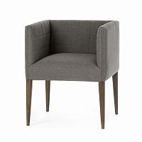 кресло penelope dining chair серое в Чебоксарах