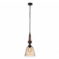 подвесной светильник crystal lux deco sp1 a amber в Чебоксарах