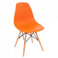 стул деревянный eames pc-015 оранжевый в Чебоксарах