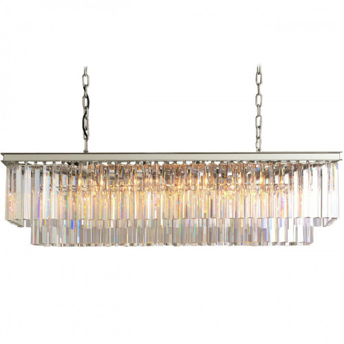люстра odeon l80 silver&glass серая, прозрачная в Чебоксарах
