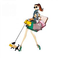 декоративное настенное панно fashion girl в Чебоксарах
