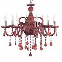 подвесная люстра ideal lux giudecca sp8 rosso в Чебоксарах