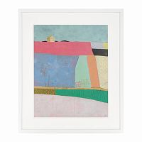 постер patchwork fields разноцветный в Чебоксарах