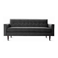 диван bantam sofa большой прямой темно-серый в Чебоксарах