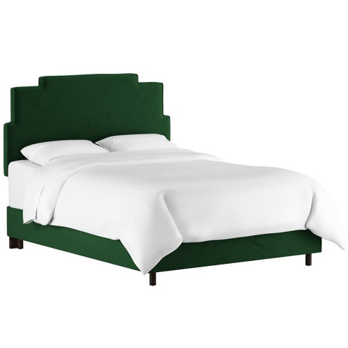 кровать двуспальная 160х200 зеленая paxton emerald velvet в Чебоксарах