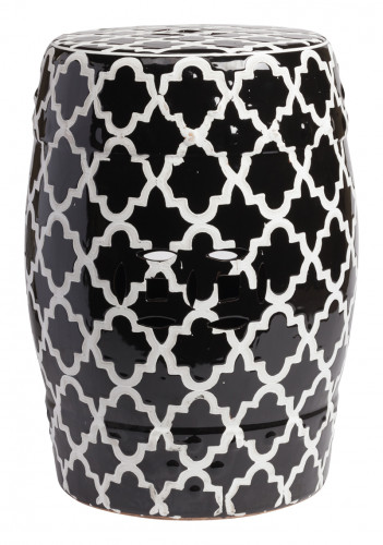 керамический столик-табурет istanbul stool black в Чебоксарах