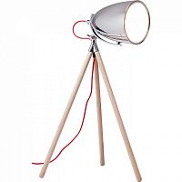 лампа настольная chromatic tripod на деревянном штативе в Чебоксарах