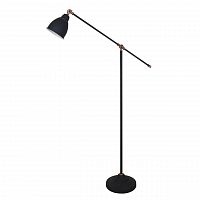 торшер arte lamp braccio a2054pn-1bk в Чебоксарах