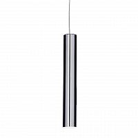 подвесной светодиодный светильник ideal lux ultrathin sp1 small round cromo в Чебоксарах