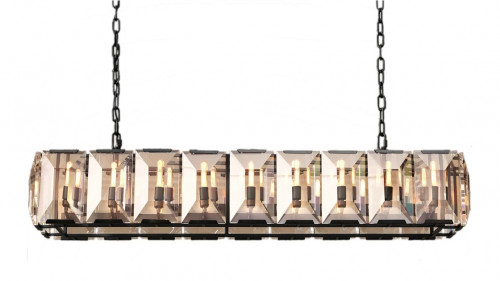 люстра harlow l130 черное основание, прозрачное стекло в Чебоксарах