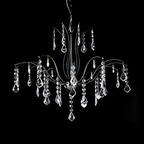 люстра md61005-8a от illuminati прозрачная/ хром в Чебоксарах