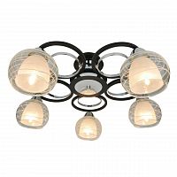 потолочная люстра arte lamp ginevra a1604pl-5bk в Чебоксарах