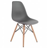 стул деревянный pc-015 серый (eames style) в Чебоксарах