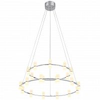 подвесная светодиодная люстра st luce cilindro sl799.103.21 белая в Чебоксарах