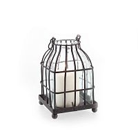 подсвечник-фонарь металлический со стеклом bird in cage i, 15 см в Чебоксарах