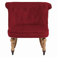 кресло amelie french country chair красное в Чебоксарах