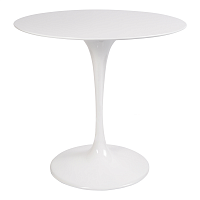 стол eero saarinen style tulip table top mdf d80 глянцевый белый в Чебоксарах