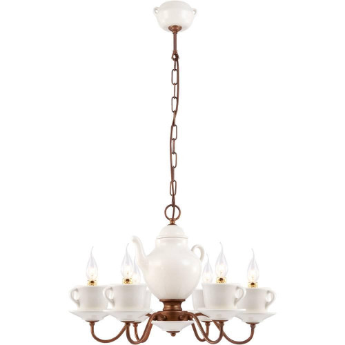 подвесная люстра arte lamp servizio a6483lm-6wh в Чебоксарах