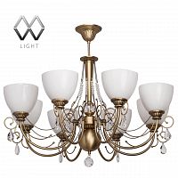 подвесная люстра mw-light фелиция 347016608 белая в Чебоксарах