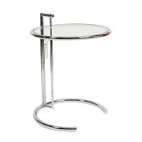 стол журнальный eileen gray style cocktail table e-1027 прозрачный в Чебоксарах