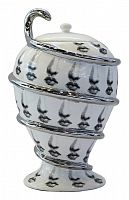 декоративная ваза с крышкой пьеро форназетти serpentino silver в Чебоксарах