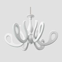 потолочная светодиодная люстра ambrella light orbital classic fk81/6 wh 292w d640 белая в Чебоксарах