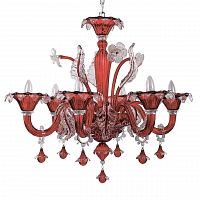 подвесная люстра ideal lux ca vendramin sp6 rosso в Чебоксарах