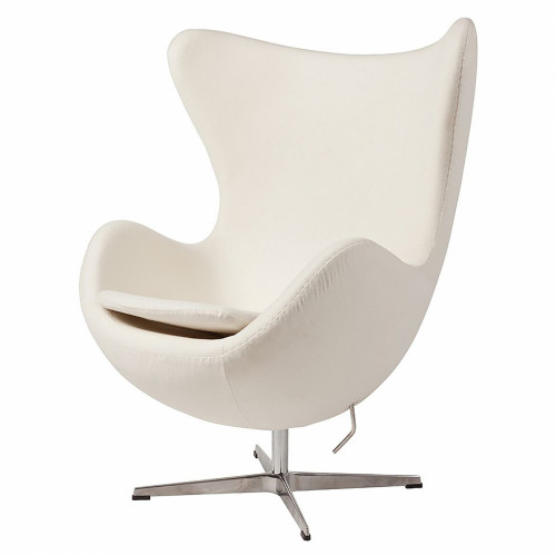 кресло egg chair белое в Чебоксарах