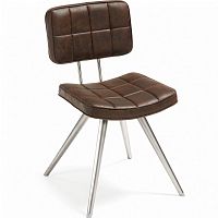 стул lola seat pu brown ножки из нержаеющей стали c589u09 от la forma (ex julia grup) в Чебоксарах