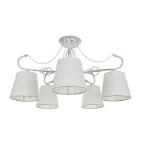 потолочная люстра idlamp vilucchio 556/5pf-whitepatina в Чебоксарах