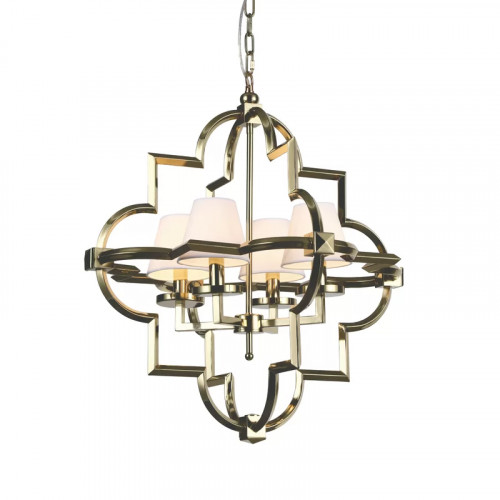 люстра mandeville m gold от delight collection золото, белая в Чебоксарах